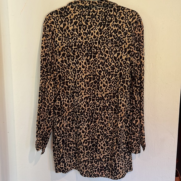 Volcom leopard long sleeve dress - Picture 3 of 3